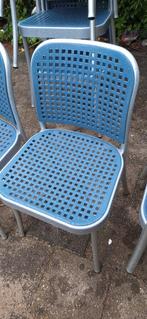 Blauwe Tuinstoelen Depadova - Set van 11, Huis en Inrichting, Stoelen, Ophalen, Blauw, Zo goed als nieuw, Modern