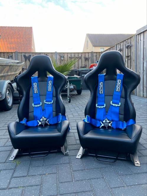Sportstoelen incl 4 punts gordels, Auto-onderdelen, Interieur en Bekleding, Universele onderdelen, Gebruikt, Ophalen