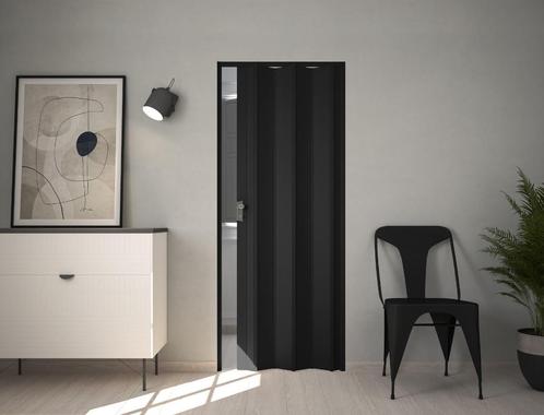 Fortesrl Maya vouwdeur  zwart 83x214 cm, Huis en Inrichting, Stoffering | Gordijnen en Lamellen, Nieuw, 200 cm of meer, 50 tot 100 cm