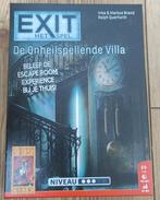 EXIT HET SPEL De onheilspellende villa, Een of twee spelers, Ophalen of Verzenden, Zo goed als nieuw, 999  Games