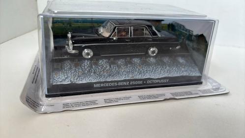 Mercedes benz 250 se 007 jams bond atlas 1.43, Hobby en Vrije tijd, Modelauto's | 1:43, Zo goed als nieuw, Auto, Overige merken