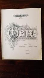 Piano Grieg., Gebruikt, Klassiek, Ophalen of Verzenden, Artiest of Componist