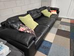 Grote 3-zits lederen bank - 310cm breed, Ophalen, Gebruikt, 125 tot 150 cm, Leer