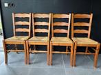 Eetkamerstoelen, Ophalen, Riet of Rotan, Gebruikt, Bruin
