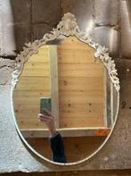 Leuke brocante spiegel 51.5cm x 38cm, Minder dan 100 cm, Minder dan 50 cm, Ophalen of Verzenden, Ovaal