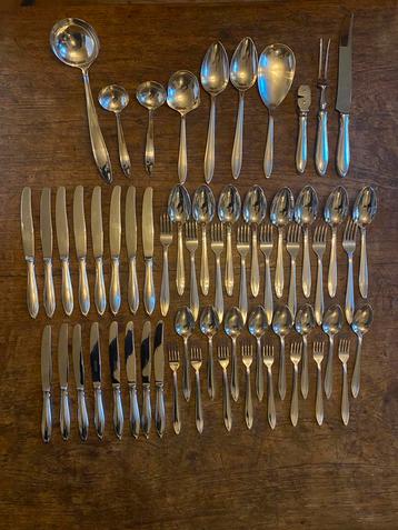 8 persoons, 58 delig verzilverd bestek, gero 100 Perfection beschikbaar voor biedingen