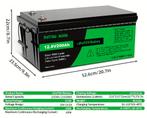 Nieuwe 12.8V 200Ah LiFePO4 accu, Ophalen of Verzenden, Nieuw