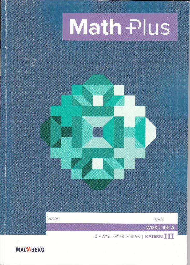 Wisk math plus VWO/Gymn 6A, Boeken, Schoolboeken, Ophalen of Verzenden, Zo goed als nieuw, VWO