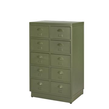 Refurbished Look Stalen Industriële Ladekast Retro Vintage beschikbaar voor biedingen