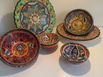HANDMADE| twd 90 eur | 6 Stks| tapas turkish bordjes kommen, Keramiek, Overige typen, Ophalen of Verzenden, Zo goed als nieuw