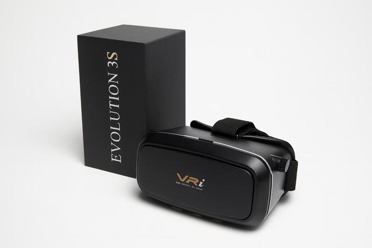 Virtual Reality Glasses - VRi Evolution 3S -, Spelcomputers en Games, Virtual Reality, Zo goed als nieuw, Telefoon, VR-bril, Ophalen of Verzenden