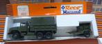 Roco militaire truck met aanhanger HO Roco catnr. 460, Gelijkstroom, Ophalen of Verzenden, Roco, Nieuw