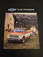 Brochure Chevrolet S-10 Pickups 1988, Ophalen of Verzenden, Zo goed als nieuw, Chevrolet