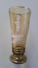 Oud geblazen Mary Gregory glas, Ophalen of Verzenden