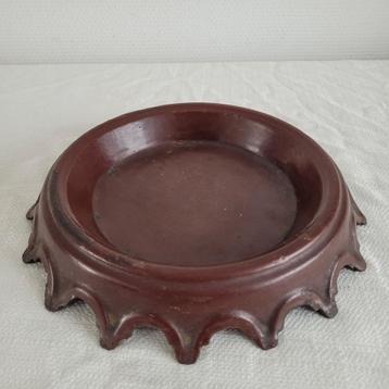Brocante antieke franse kwispedoor of spuugbakje.  005 beschikbaar voor biedingen