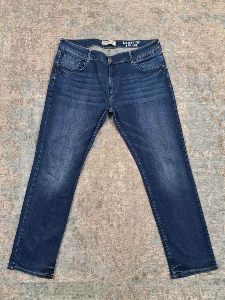 Petrol TYMORE W38 L32 Tapered STRETCH Bronno3832 Blauw, Kleding | Heren, Spijkerbroeken en Jeans, Zo goed als nieuw, W36 - W38 (confectie 52/54)