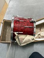 Vintage Rode Drum met Case, Muziek en Instrumenten, Ophalen, Gebruikt, Overige merken