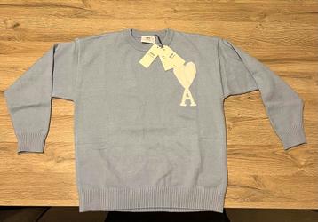 Ami Paris Trui XS Lichtgrijs Nieuw beschikbaar voor biedingen