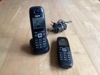 Vaste telefoon Gigaset AS 405 duo, Ophalen of Verzenden, Gebruikt, 2 handsets