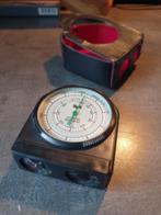 Analoge hoogtemeter met kompas/thermometer en spiegel voor s, Ophalen of Verzenden, Zo goed als nieuw, Weerstation