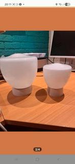 Antieke Gispen  melkglazen Lamp - Kleinste Versie, Huis en Inrichting, Ophalen of Verzenden, Gebruikt, Glas, Antiek vintage