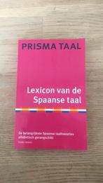 Prisma taal , Lexicon van de Spaanse taal, Ophalen of Verzenden, Zo goed als nieuw, Van Dale