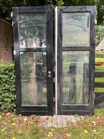 Hardhouten Tuindeuren/Schuurdeuren met 3-punt sluiting, Ophalen, 80 tot 100 cm, 215 cm of meer, Hout