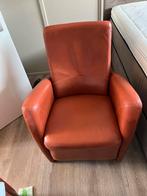 2 Montel lederen fauteuils, Ophalen, Gebruikt, Leer, 75 tot 100 cm