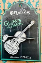 Efteling pin spookslot jubileum en einde glow in the dark, Verzamelen, Efteling, Ophalen of Verzenden, Nieuw, Button of Speldje