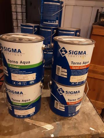 Sigma aqua primer en aflak goedkoop 2,5 liter 20 euro      beschikbaar voor biedingen