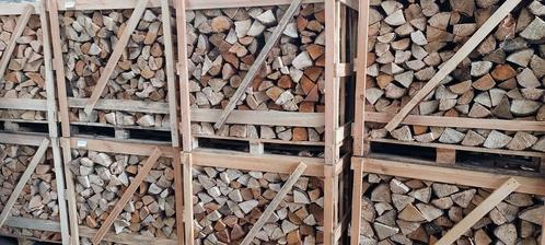 Haardhout eik berk beuk haardhoutmix, Tuin en Terras, Haardhout, Blokken, Ophalen of Verzenden
