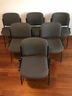 Paolo favoretto Italiaans design stoelen set van 4 of 8, Ophalen, Zwart, Zo goed als nieuw, Metaal