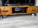 Steigerhout tvmeubel, Ophalen, 100 tot 150 cm, Minder dan 100 cm, 25 tot 50 cm