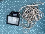 Bouwlamp 100W met Lange Kabel - 230V, Ophalen of Verzenden, Gebruikt, 50 tot 200 watt, Lamp met armatuur