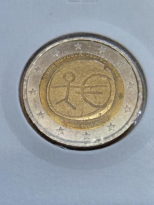 2 Euro 10 jaar Economisch Monetaire Unie (EMU) 2009 - Duitsl, Postzegels en Munten, Munten | Europa | Euromunten, Losse munt, 2 euro