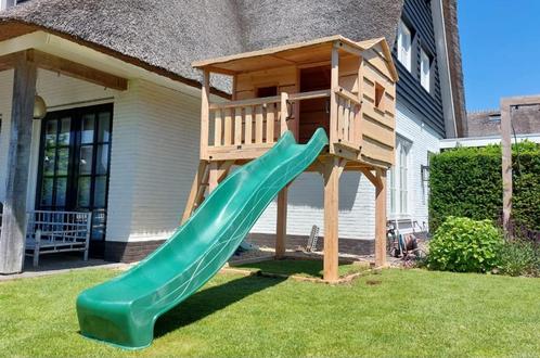 BOOMHUT VILLA  speeltoren speelhuis klimtoren speeltoestel, Kinderen en Baby's, Speelgoed | Buiten | Speeltoestellen, Nieuw, Brandweerpaal