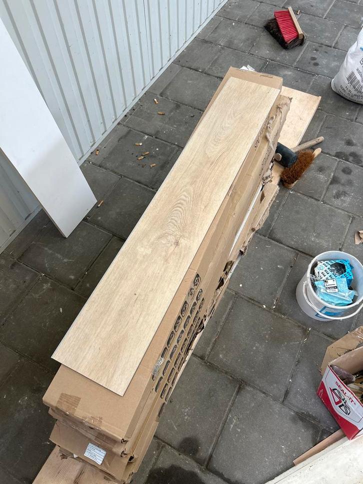 Nieuwe Klik PVC Vloer - 24 m2, Doe-het-zelf en Verbouw, Vloerdelen en Plavuizen, Nieuw, Laminaat, Kunststof, 50 tot 150 cm, 10 tot 30 cm