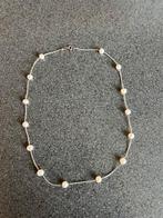 zilverkleurige ketting, Sieraden, Tassen en Uiterlijk, Kettingen, Ophalen of Verzenden, Nieuw, Zilver, Overige materialen