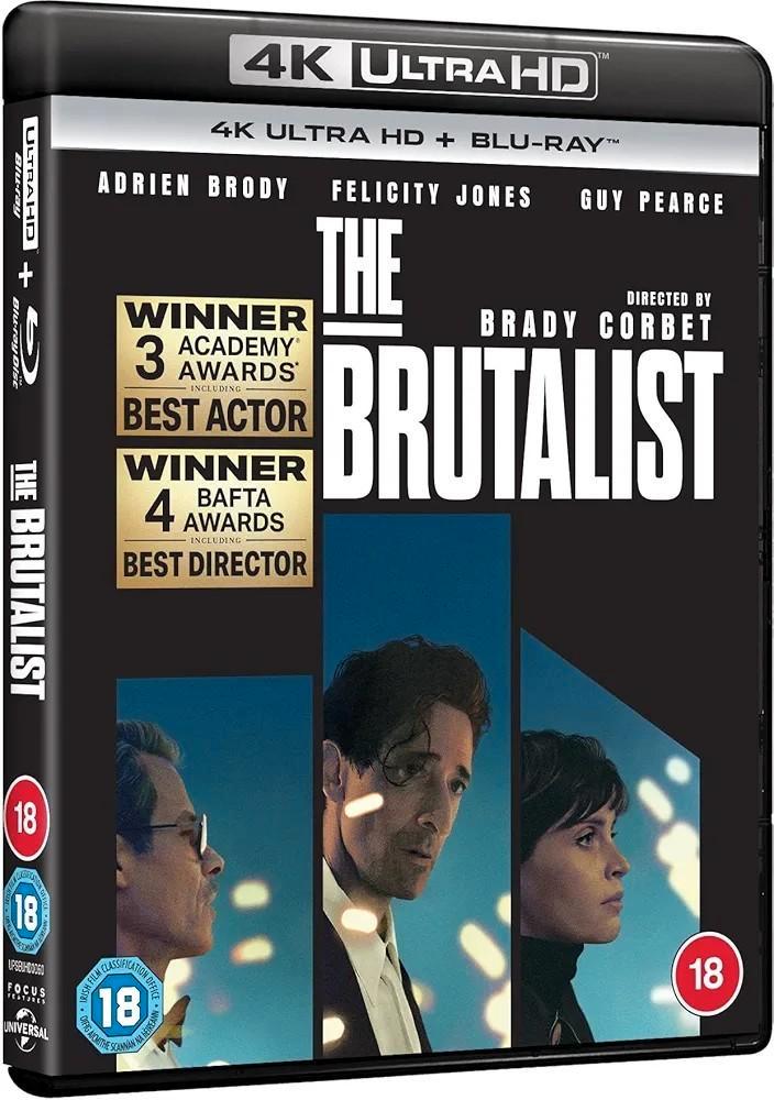 The Brutalist 4K UHD/Ultra HD Blu-Ray UK (Geseald), Cd's en Dvd's, Blu-ray, Nieuw in verpakking, Actie, Ophalen of Verzenden