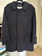 Hubertus Loden herenjas donkerblauw mt 52 Made in Austria, Ophalen of Verzenden, Zo goed als nieuw, Maat 52/54 (L), Blauw