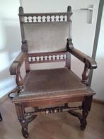 Oude stoel, Huis en Inrichting, Stoelen, Ophalen, Gebruikt, Bruin, Eén