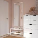 Mooie Ikea Nissedal spiegel 65x150 kleur wit, Ophalen of Verzenden, Zo goed als nieuw