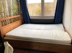 Houten bedframe Ikea Hemnes- Tweepersoons, Huis en Inrichting, Slaapkamer | Bedden, Ophalen, Gebruikt, Bruin, Ikea Hemnes