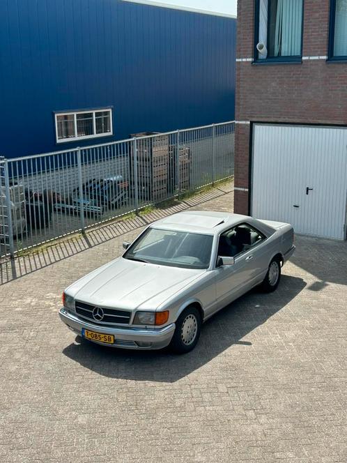 Mercedes-Benz 560SEC 1987, Auto's, Mercedes-Benz, Particulier, S-Klasse, Benzine, Coupé, Automaat, Geïmporteerd, Zilver of Grijs