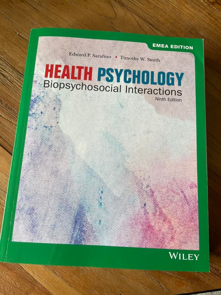 Health psychology, Boeken, Ophalen of Verzenden, Beta, Nieuw, WO