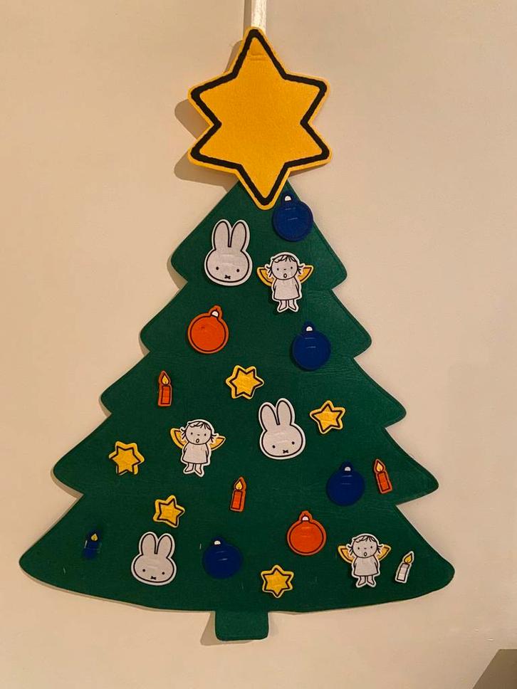 Vilten kerstboom Nijntje, Diversen, Kerst, Zo goed als nieuw, Ophalen