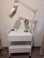 Cosmetische Trolley met Loeplamp, Radio & Stekkerdoos, Ophalen of Verzenden, Gebruikt