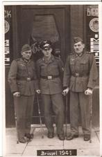 Duitse soldaten in Brussel foto 1941 Gevaert nr  348, Verzenden, Landmacht, Overige gebieden, Foto of Poster