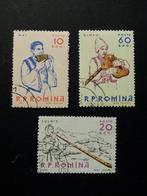 Roemenië Posta Romana H muziekinstrumenten '61 gestempeld, Postzegels en Munten, Ophalen of Verzenden, Overige landen, Gestempeld