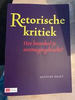 A. Braet - Retorische kritiek, Ophalen of Verzenden, Zo goed als nieuw, A. Braet